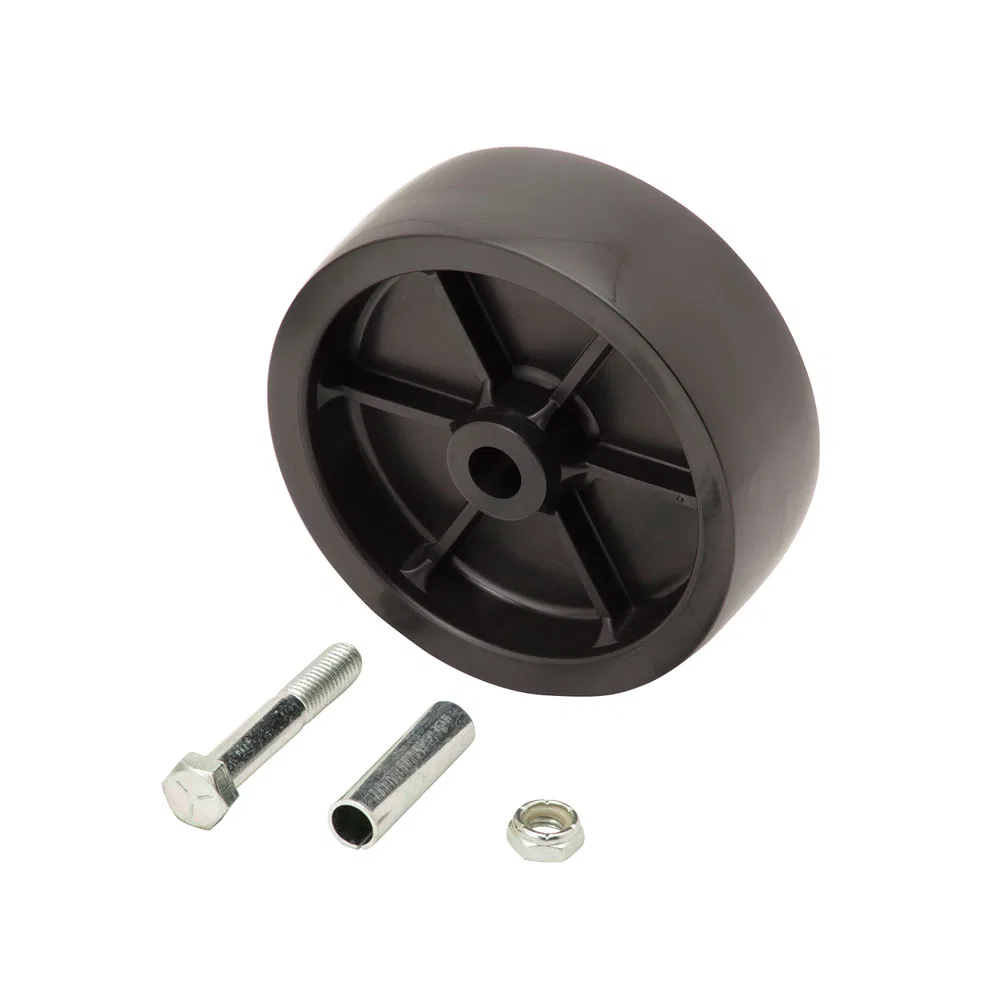 6811S00 – BULLDOG/FULT Trailer Tongue Jack Caster, Fits Marine And Recreational Jacks 6 Inch Wheel Diameter Plastic